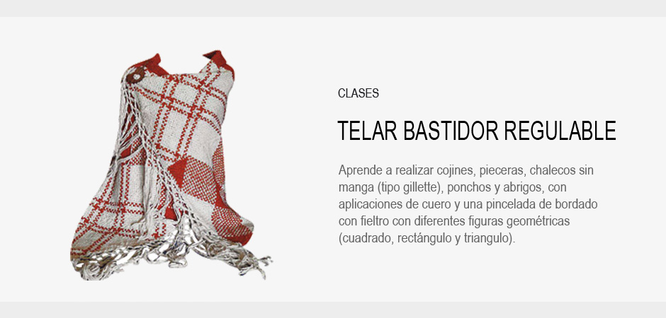 Clases de Telar Bastidor Regulable