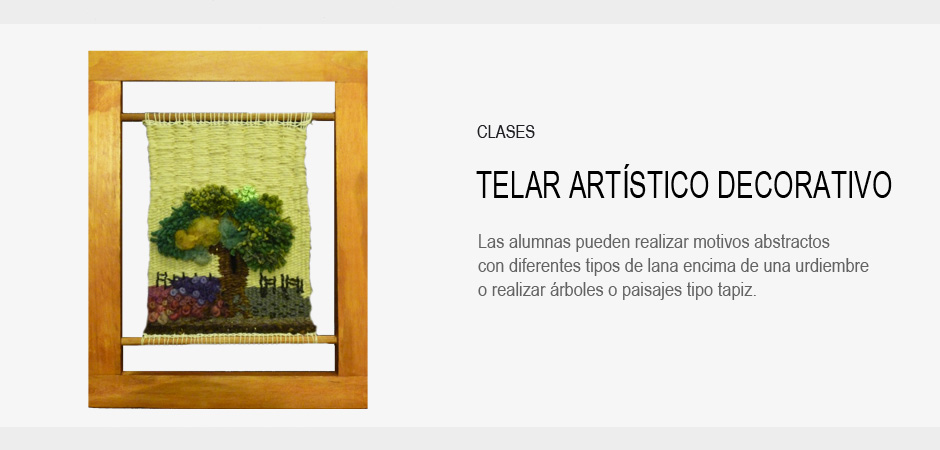 Clases de Telar Artístico Decorativo